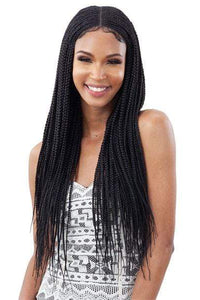 Freetress Equal Synthetic Premium Braid Lace Wig - LONG BOX BRAIDS - SoGoodBB.com