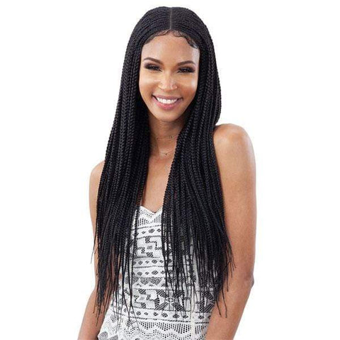 Freetress Equal Synthetic Premium Braid Lace Wig - LONG BOX BRAIDS - SoGoodBB.com