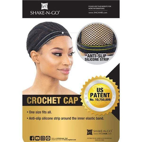 Freetress Hair Accessories BLACK Freetress Anti-Slip Crochet Wig Cap - (C)