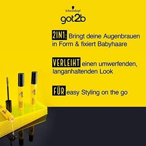 Got2b Glued 4brows & Edges 2in1 Gel - Strong hold - 16ml - (C) - SoGoodBB.com