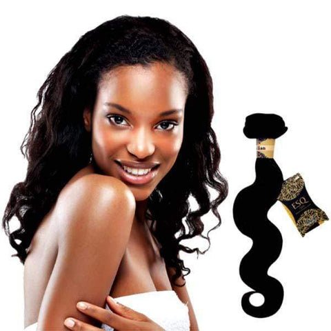 Hair Trend ESQ 100% Virgin Hair (Multi Pack) - 3PC Body Wave with 13X4 Frontal Lace Closure - SoGoodBB.com