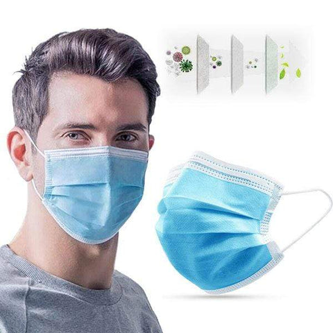 High Quality Professional Face Mouth Mask 10Pcs - (C) - SoGoodBB.com