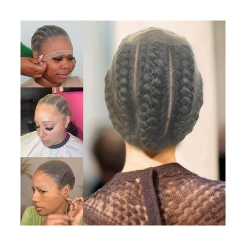 Invisible HD Wig Cap Ultra Thin for Bald Cap Method (2Pcs) - WCAP01 - (C) - SoGoodBB.com