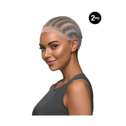 Invisible HD Wig Cap Ultra Thin for Bald Cap Method (2Pcs) - WCAP01 - (C) - SoGoodBB.com