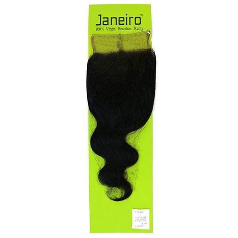 Janeiro 100% Virgin Brazilian Remy Full Lace 4x4 Closure - BODY WAVE 12"~16" - SoGoodBB.com