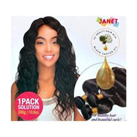 Janet Collection 100% Natural Virgin Remy Human Hair Weave - BRAZILIAN SOFT BODY WAVE 3PCS (8" 10" 12" ~ 12" 14" 16") - SoGoodBB.com