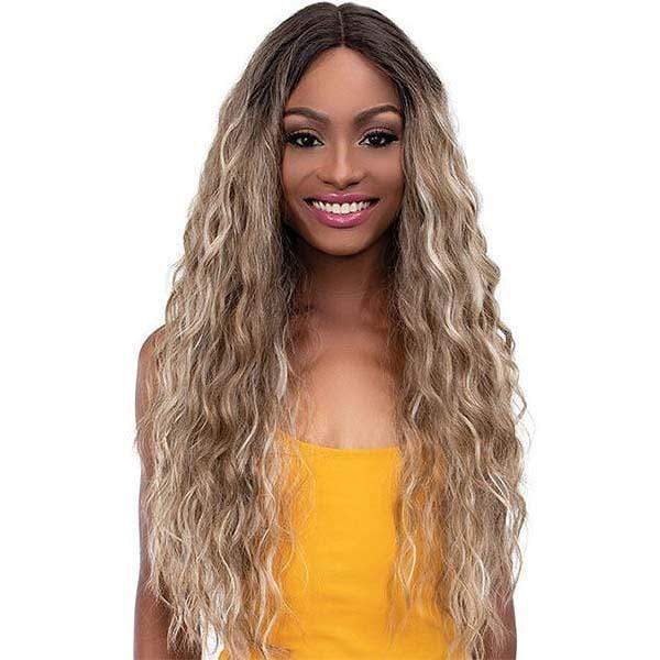 Janet Collection Color Me Premium Synthetic Hair Deep Part Lace Wig - MIA - SoGoodBB.com