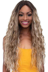 Janet Collection Color Me Premium Synthetic Hair Deep Part Lace Wig - MIA - SoGoodBB.com