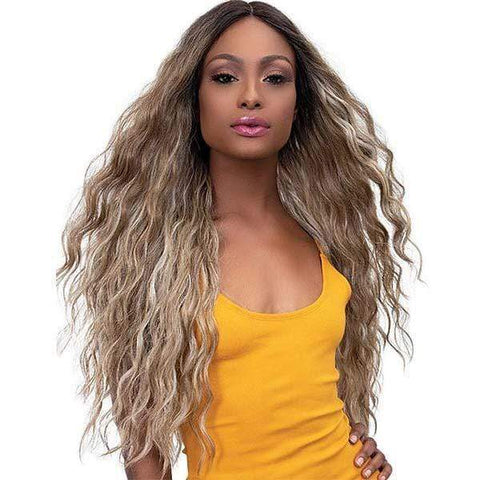Janet Collection Color Me Premium Synthetic Hair Deep Part Lace Wig - MIA - SoGoodBB.com