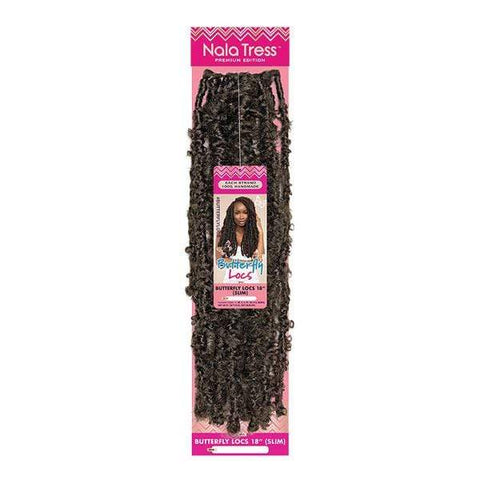 Janet Collection Nala Tress Premium Synthetic Hair Crochet Braid - BUTTERFLY LOCS 12" - 24" - Clearance - SoGoodBB.com