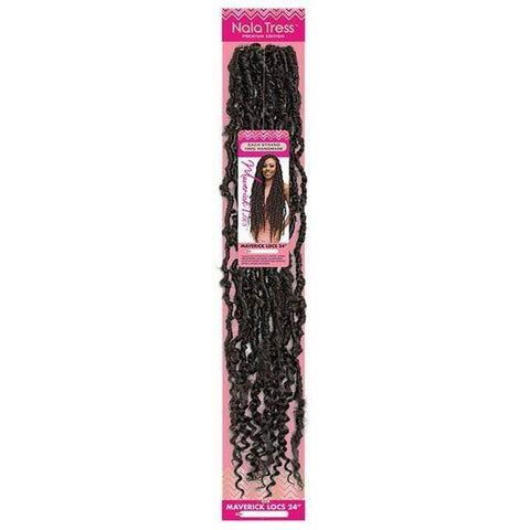 Janet Collection Nala tress Premium Synthetic Hair Crochet Braid - MAVERICK LOCS 18" & 24" - Clearance - SoGoodBB.com