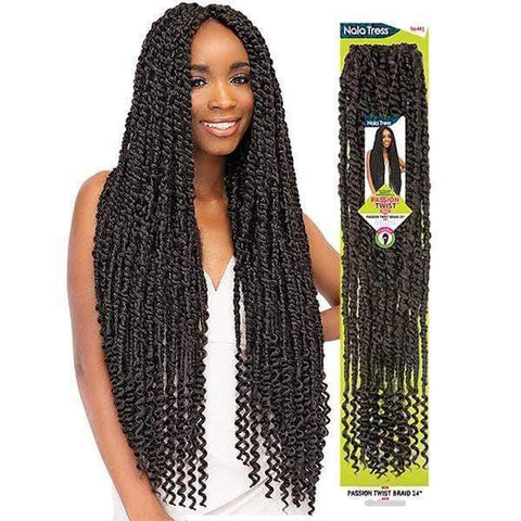 Janet Collection Nala Tress Synthetic Braid - PASSION TWIST BRAID 24" 28" - Clearance - SoGoodBB.com