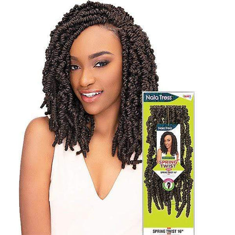 Janet Collection Nala Tress Synthetic Braid - SPRING TWIST BRAID 16 - Clearance - SoGoodBB.com