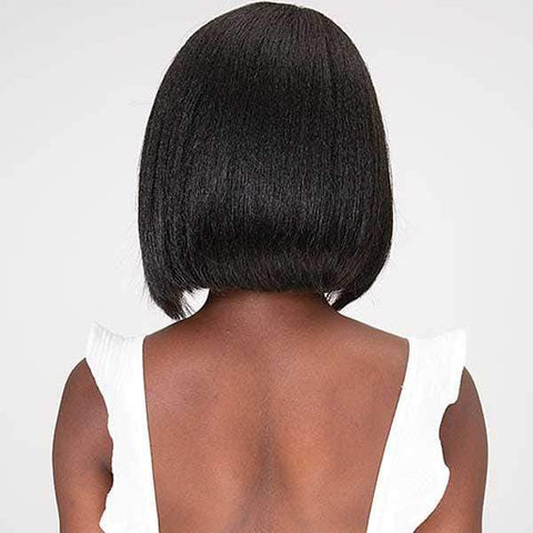 Janet Collection Natural Me Human Hair Blend Deep Part Swiss Lace Front Wig - ANN - Clearance - SoGoodBB.com