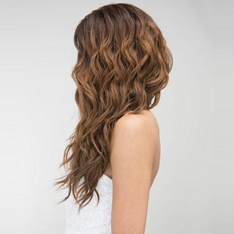 Janet Collection Natural Super Flow Deep Part Lace Wig - MOON - Clearance - SoGoodBB.com