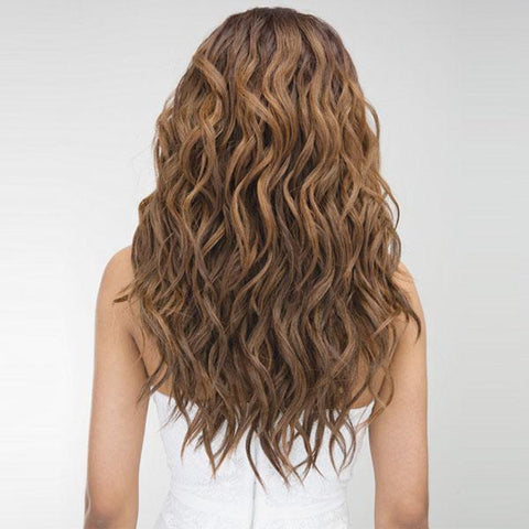 Janet Collection Natural Super Flow Deep Part Lace Wig - MOON - Clearance - SoGoodBB.com