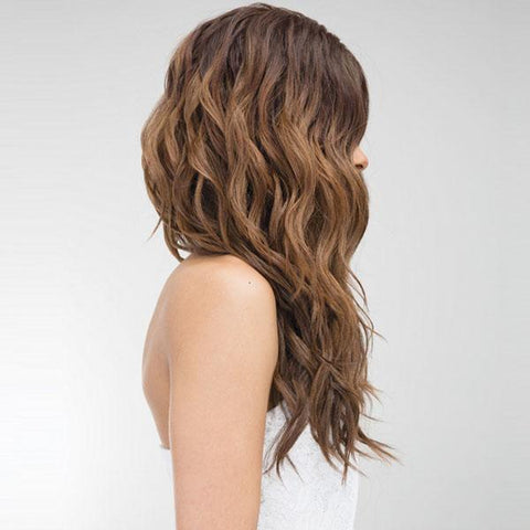 Janet Collection Natural Super Flow Deep Part Lace Wig - MOON - Clearance - SoGoodBB.com