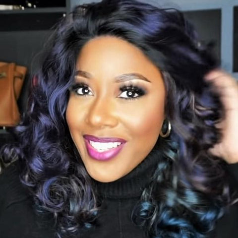 Janet Collection Natural Super Flow Deep Part Lace Wig - OSCAR - Clearance - SoGoodBB.com