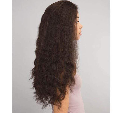 Janet Collection Premium Edition 100% Natural Virgin Remy Human Hair Lace Wig - 360 LACE FRENCH WAVE 26" - SoGoodBB.com