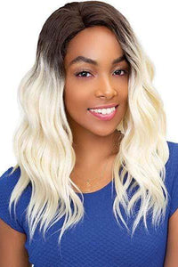 Janet Collection Princess Human Hair Blend 4x4 Lace Front Wig - AKALI - Clearance - SoGoodBB.com