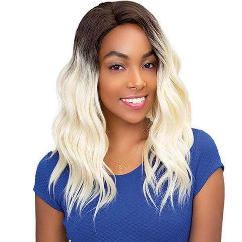 Janet Collection Princess Human Hair Blend 4x4 Lace Front Wig - AKALI - Clearance - SoGoodBB.com