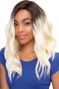 Janet Collection Princess Human Hair Blend 4x4 Lace Front Wig - AKALI - Clearance - SoGoodBB.com
