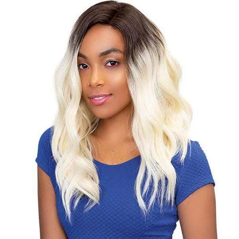 Janet Collection Princess Human Hair Blend 4x4 Lace Front Wig - AKALI - Clearance - SoGoodBB.com