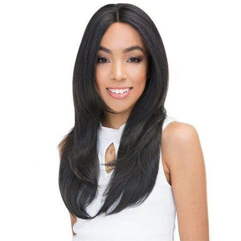 Janet Collection Princess Human Hair Blend 4x4 Lace Front Wig - FELICIA - Clearance - SoGoodBB.com