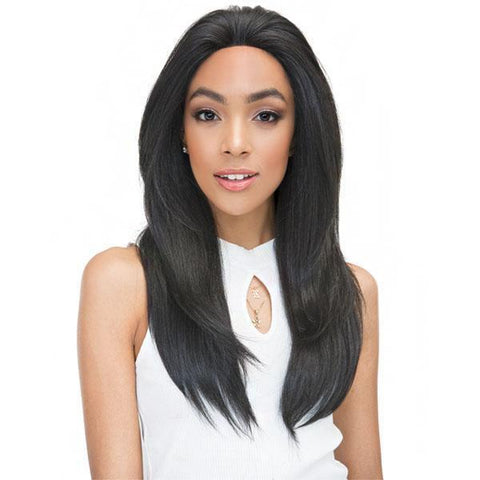 Janet Collection Princess Human Hair Blend 4x4 Lace Front Wig - FELICIA - Clearance - SoGoodBB.com