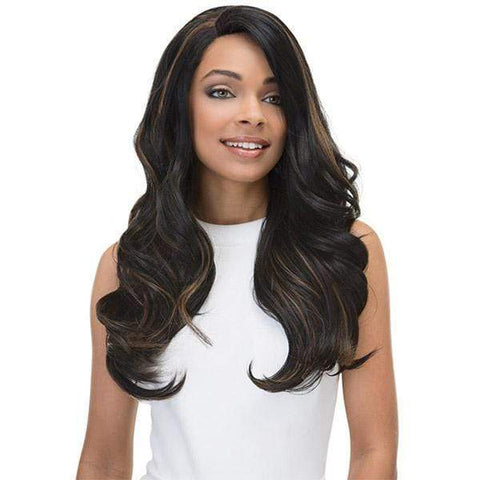 Janet Collection Princess Human Hair Blend Lace Wig - CHARLOTTE - Clearance - SoGoodBB.com