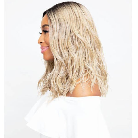 Janet Collection Synthetic Extended Part Lace Extremely Deep Part Lace Wig - LEONA - Clearance - SoGoodBB.com