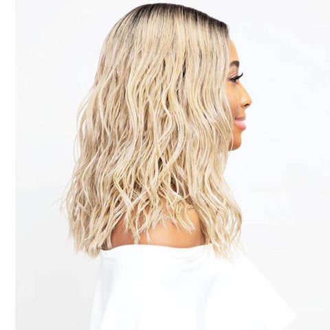 Janet Collection Synthetic Extended Part Lace Extremely Deep Part Lace Wig - LEONA - Clearance - SoGoodBB.com