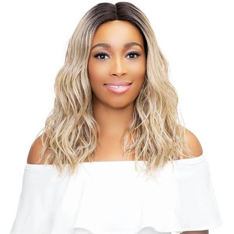 Janet Collection Synthetic Extended Part Lace Extremely Deep Part Lace Wig - LEONA - Clearance - SoGoodBB.com