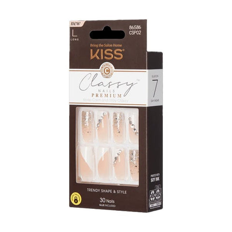 KISS Premium Classy Nails - Gorgeous-CSP02-L - (C) - SoGoodBB.com