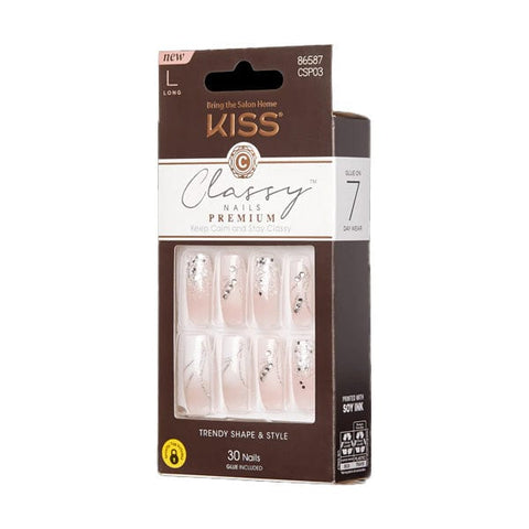 KISS Premium Classy Nails - Stunning-CSP03-L - (C) - SoGoodBB.com