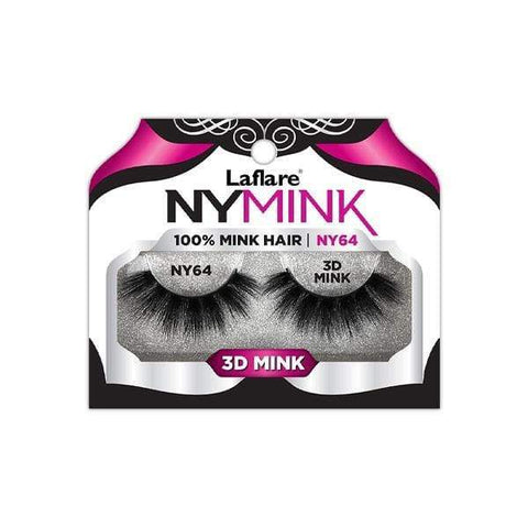 Laflare 3D NY Mink Hair Eyelashes - (C) - SoGoodBB.com