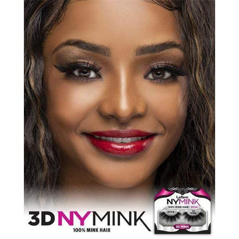 Laflare 3D NY Mink Hair Eyelashes - (C) - SoGoodBB.com