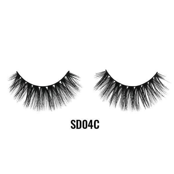 Laflare Eyes SD04C Laflare 3D Faux Mink Hair Eyelashes - (C)