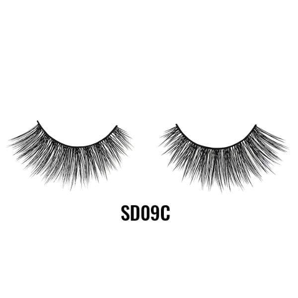 Laflare Eyes SD09C Laflare 3D Faux Mink Hair Eyelashes - (C)