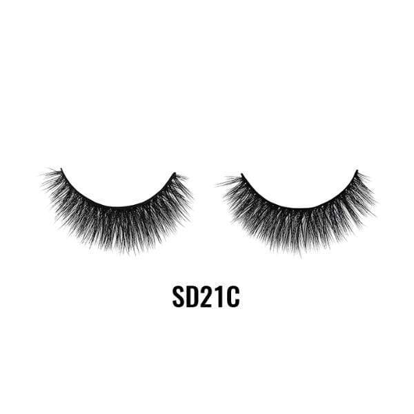 Laflare Eyes SD21C Laflare 3D Faux Mink Hair Eyelashes - (C)