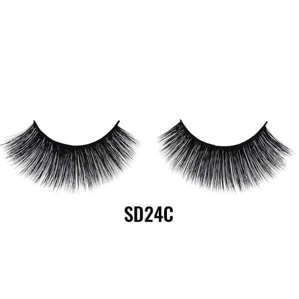 Laflare Eyes SD24C Laflare 3D Faux Mink Hair Eyelashes - (C)