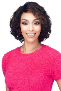 Laude & Co 100% Human Hair Wet & Wavy Full Wig - UGH008 W&W PHILA - Unbeatable - SoGoodBB.com