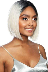 Mane Concept Brown Sugar Human Hair StyleMix Flat & Lay Lace Front Wig - BSL207 PEPPERMINT - SoGoodBB.com