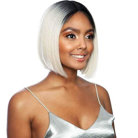 Mane Concept Brown Sugar Human Hair StyleMix Flat & Lay Lace Front Wig - BSL207 PEPPERMINT - SoGoodBB.com