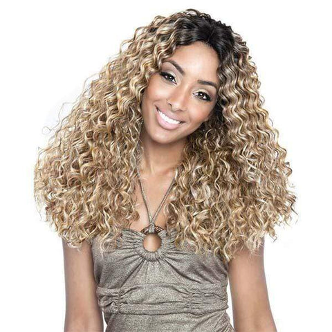 Mane Concept Isis Brown Sugar Human Hair Blend Soft Swiss Lace Wig - BS220 - Clearance - SoGoodBB.com