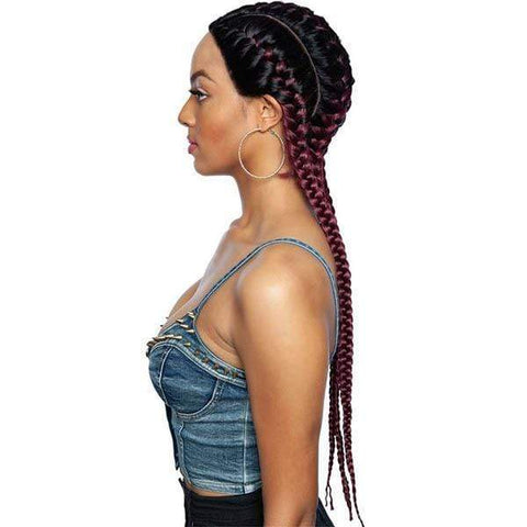 Mane Concept Isis Red Carpet Synthetic Ghana Braid Lace Wig - RCBG01 HERA 28 - Clearance - SoGoodBB.com