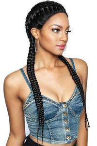 Mane Concept Isis Red Carpet Synthetic Ghana Braid Lace Wig - RCBG01 HERA 28 - Clearance - SoGoodBB.com
