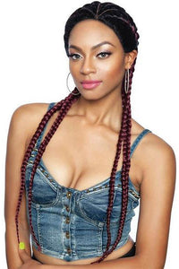 Mane Concept Isis Red Carpet Synthetic Ghana Braid Lace Wig - RCBG01 HERA 28 - Clearance - SoGoodBB.com