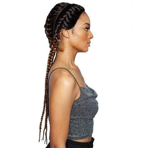 Mane Concept Isis Red Carpet Synthetic Ghana Braid Lace Wig - RCBG02 ATHENA 28 - Unbeatable - SoGoodBB.com