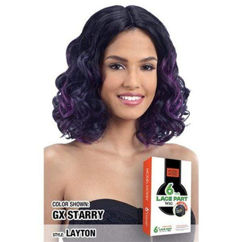 Model Model Synthetic Hair Lace Part Wig - L6PLY LAYTON - SoGoodBB.com